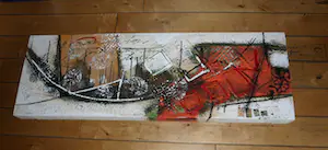 Dario Bosa - Gemengde techniek op doek, Geen titel bekend kopen? Bied vanaf 80!