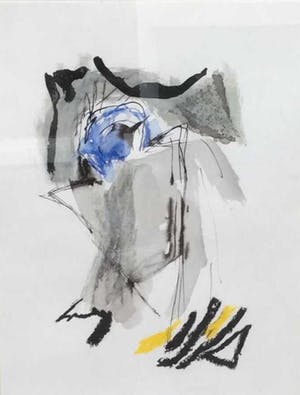 Niet of onleesbaar gesigneerd - c846-1, geabstraheerde figuren kopen? Bied vanaf 1!