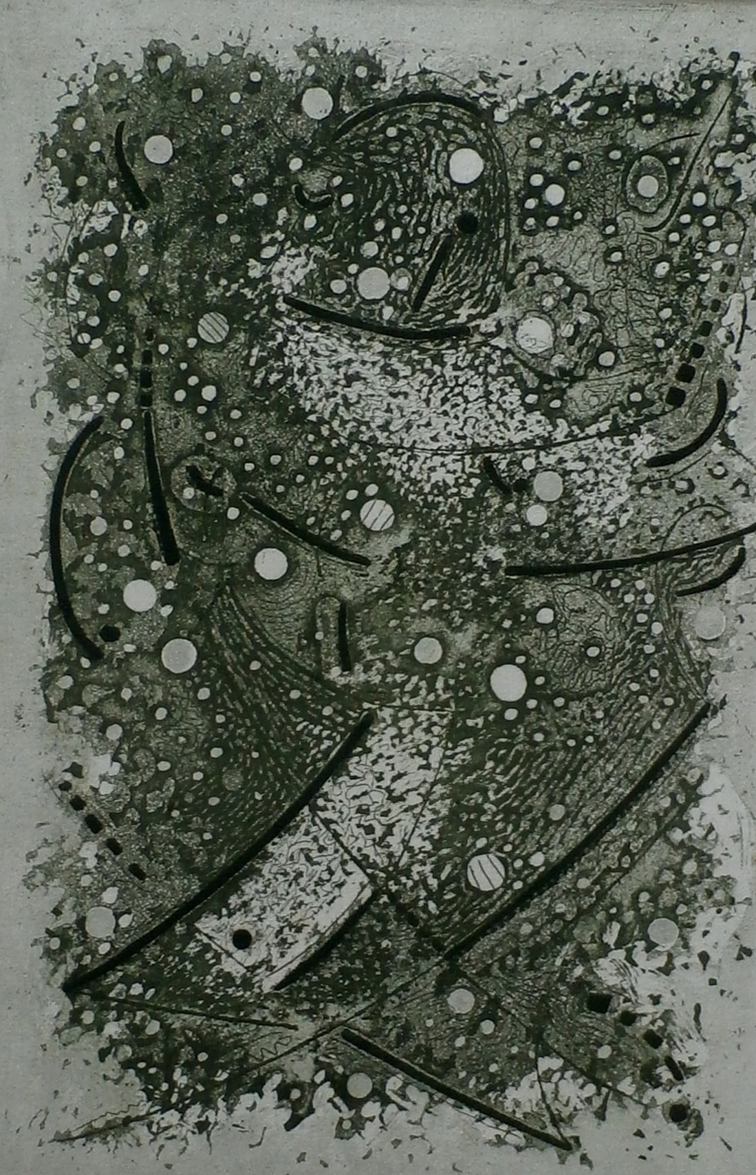 Bas van der Smit - Ets - 1949 verkocht voor € 40!