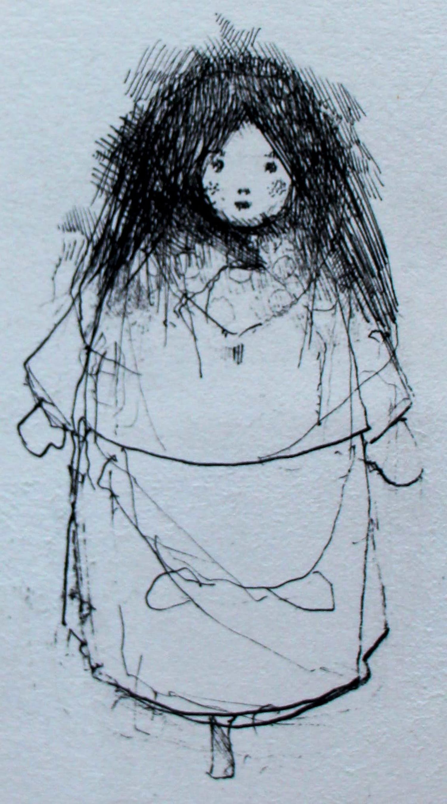 Dirkje Kuik - Tekening: De nachtcactus bloeit - 1982 kopen? Bied vanaf 99!