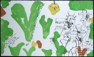 Anton Martineau - Litho, Knip ik mijzelf uit een fantastisch papieren verhaal kopen? Bied vanaf 35!