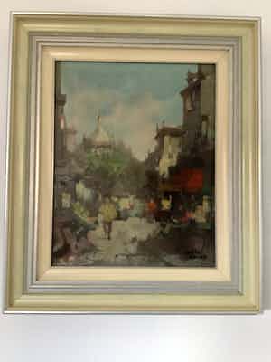 Harry Koolen - Stadsgezicht Parijs verkocht voor € 75!