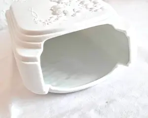 A.K. Kaiser Porzellan - Vase Bisquit Porzellan Op Art Design Wolfgang Gawantka signiert 70er Jahre kopen? Bied vanaf 90!