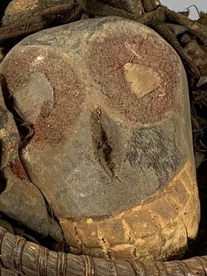 Dogon - 180352 - Tribal used Africa Bulu basket with head - Cameroon. kopen? Bied vanaf 1!