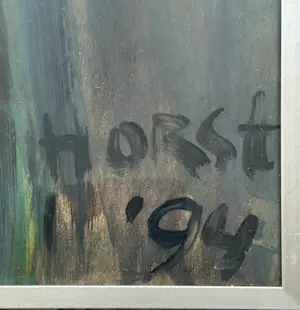 Astrid van der Horst - Groot expressief naakt – Astrid van der Horst – 101 x 71 cm – ingelijst kopen? Bied vanaf 50!