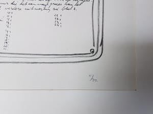 Rene Glaser - Zinklitho - de Koppel libel met zijn staart-propeller kopen? Bied vanaf 15!