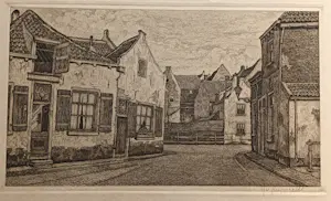 Henri von Rupprecht - Twee Stadsgezichten van Amersfoort kopen? Bied vanaf 15!