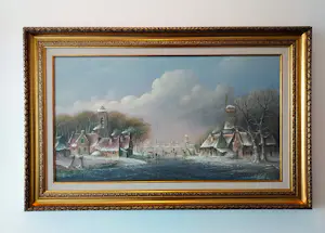 Thomas Heesakkers - Winterlandschap kopen? Bied vanaf 350!