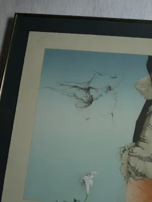 Michael Parkes - Gesigneerde en ingelijste litho ‘Swan King’ + Boek - 1982 kopen? Bied vanaf 400!