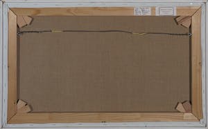 Paul Overhaus - Olieverf op doek, Paarse wolk - Ingelijst kopen? Bied vanaf 70!