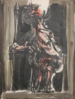 Aart Roos - Gemengde techniek, Zonder titel kopen? Bied vanaf 1!