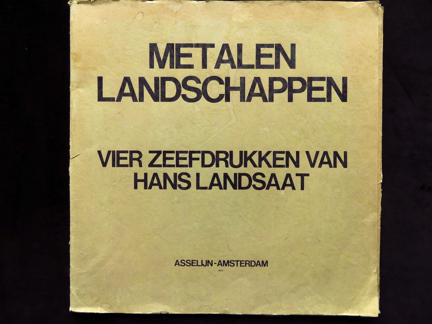 Hans Landsaat - Metalen Landschappen - 4 zeefdrukken in map kopen? Bied vanaf 10!