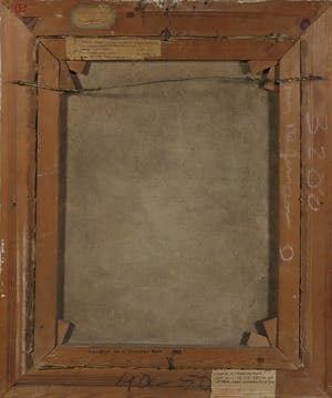 Jan Hooimeijer - Olieverf op doek, Vijvertje in 't Haagsche Bosch - Ingelijst kopen? Bied vanaf 100!