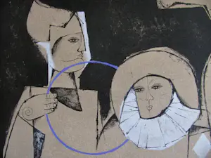 Sami Briss - LES SALTIMBANQUES " NOCE " signiert kopen? Bied vanaf 120!