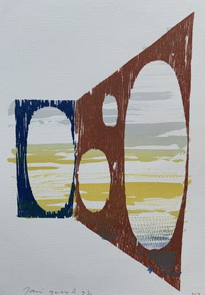 Joris Geurts - Kleurenhoutsnede | 'Zonder titel' | 1997 kopen? Bied vanaf 60!