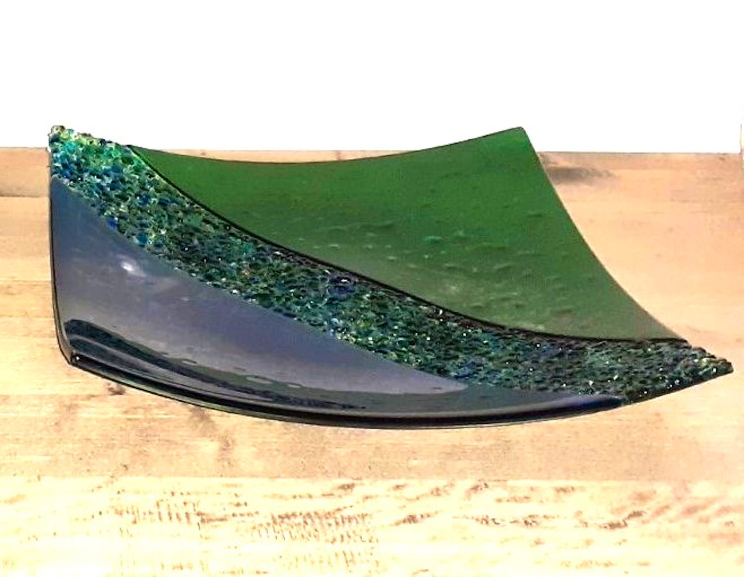 Ozzaro by Loranto - Fraaie Loranto, handgemaakte en kunstzinnige vintage design schaal. verkocht voor € 1!