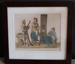 George Adam Schmidt - Atelierscene kopen? Bied vanaf 500!