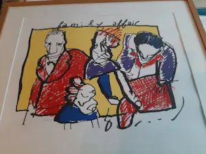 Herman Brood - Kleurenzeefdruk FAMILY AFFAIR Hand gesigneerd kopen? Bied vanaf 300!