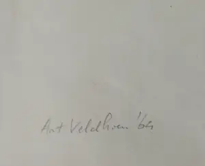 Aat Veldhoen - Vrijend stel. Naakt. kopen? Bied vanaf 56!