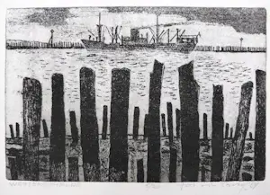 Jos van den Berg - Westerschelde, ets kopen? Bied vanaf 30!
