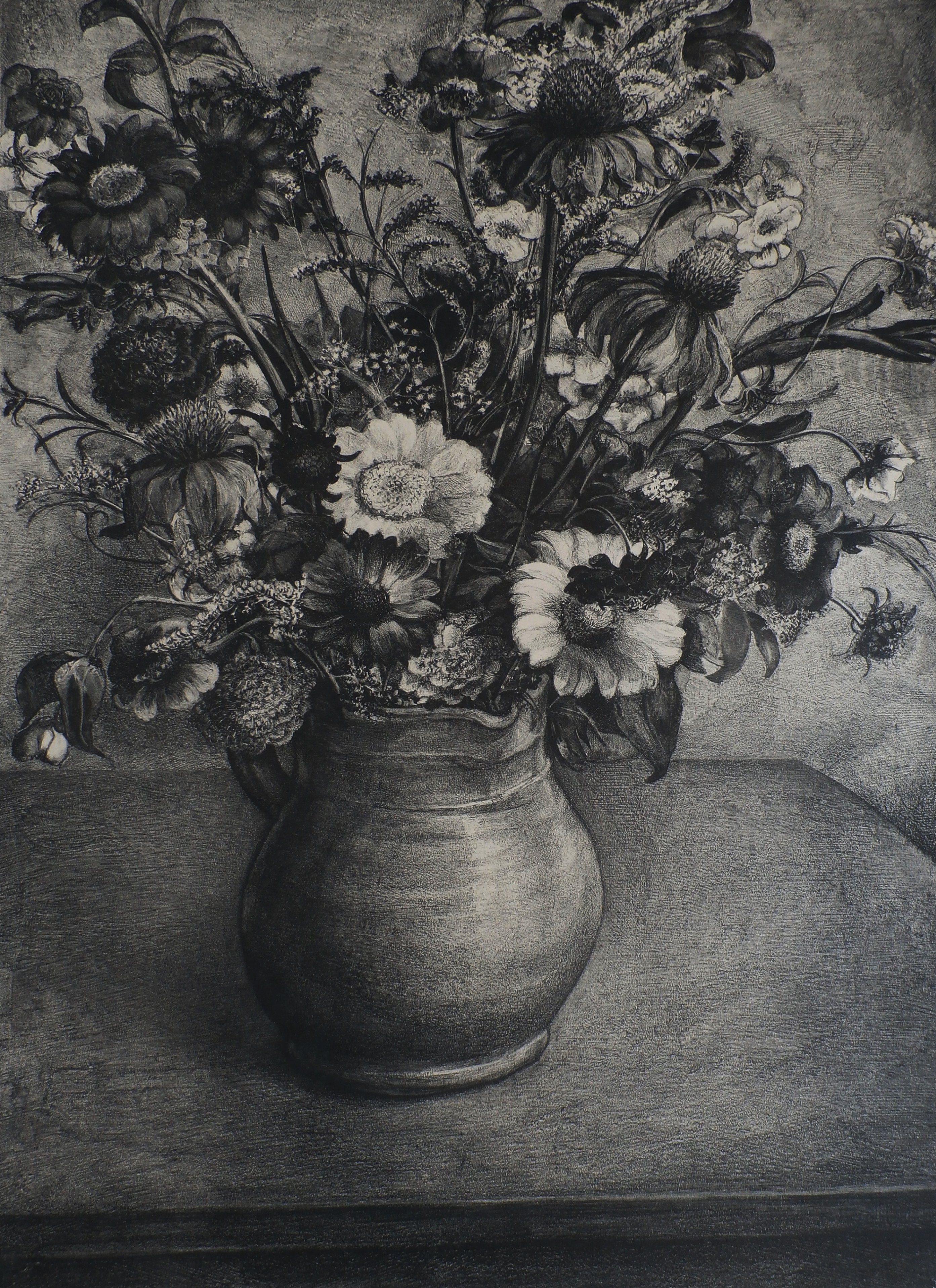 Aart van Dobbenburgh - Litho: Veldbloemen II - 1932 verkocht voor € 35!