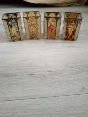 Alfons Mucha - Windlichten collectie artis orbis verkocht voor € 70!