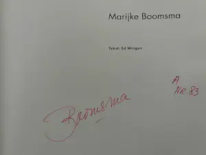 Marijke Boomsma - HORIZON + gesigneerd en genummerd boek "MARIJKE BOOMSMA" kopen? Bied vanaf 50!
