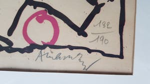 Pierre Alechinsky - Decouverte de l'ácide - litho 132/190, handgesigneerd, ingelijst kopen? Bied vanaf 750!