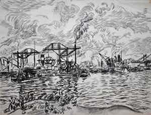 Antoon Derkzen van Angeren - Schepen bij scheepswerf Rotterdam verkocht voor € 80!