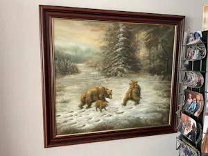 Onbekend - ‘Drie beren in de winter’ gesigneerd G.Hofman kopen? Bied vanaf 20!