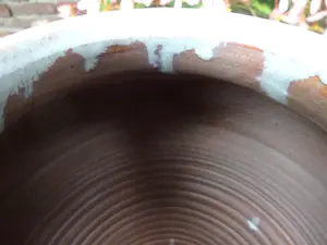 Pieter Groeneveldt - grote stroomglazuur vaas- turquoise -lichtblauw kopen? Bied vanaf 75!