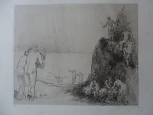 Adolf Schinnerer - Ets, zonder titel kopen? Bied vanaf 30!