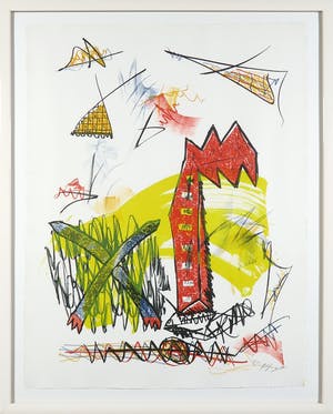 Vito Galfano - Litho, Zonder titel - Ingelijst kopen? Bied vanaf 1!