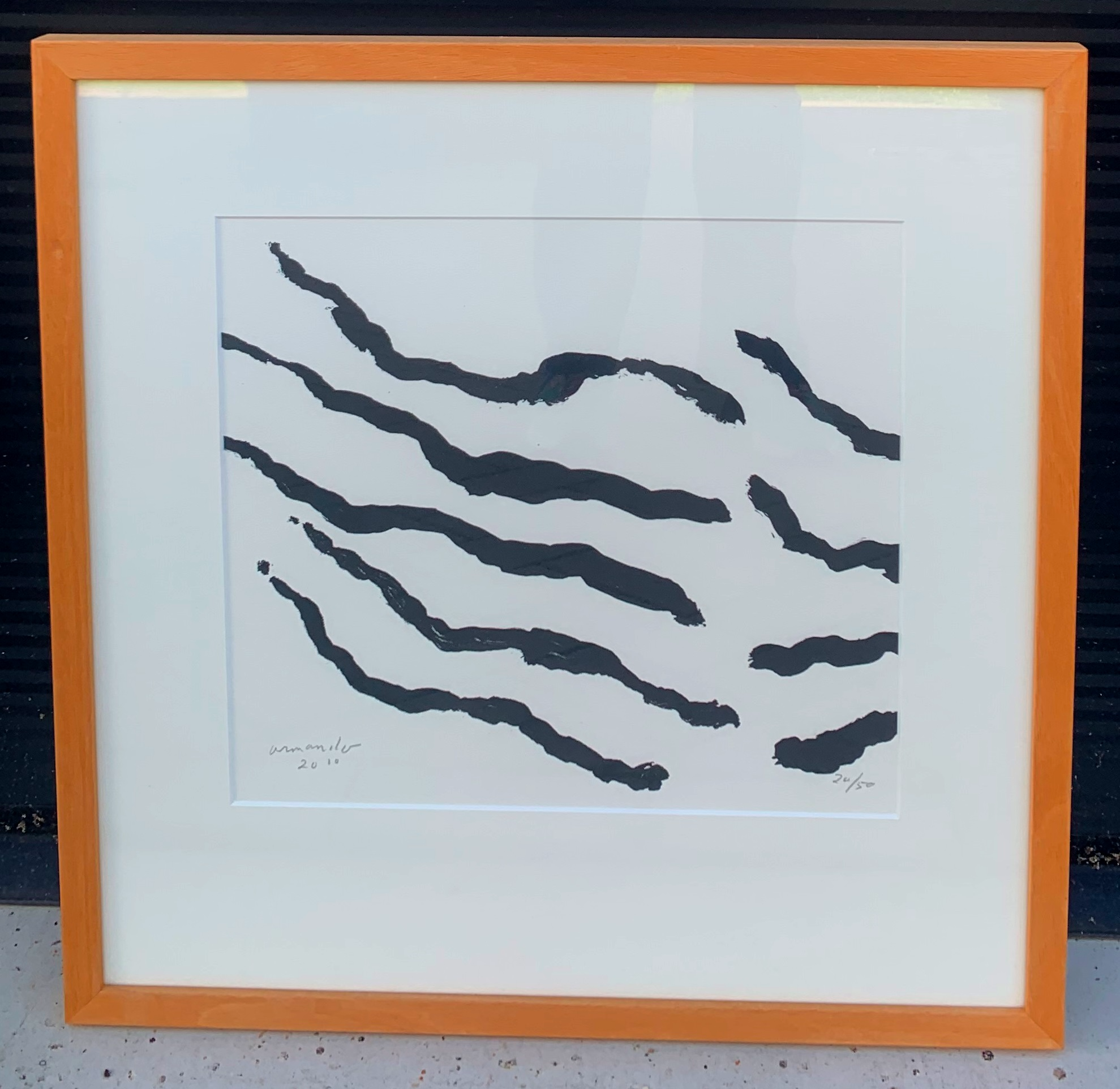 Armando - Ingelijste litho: De stilte - 2010 (nette lijst!) kaufen? Bieten Sie von 250!