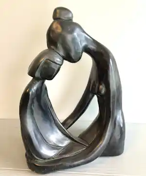 Austin Productions - Sculptuur “ Girl Talk “. zeldzaam verkauft für € 129!
