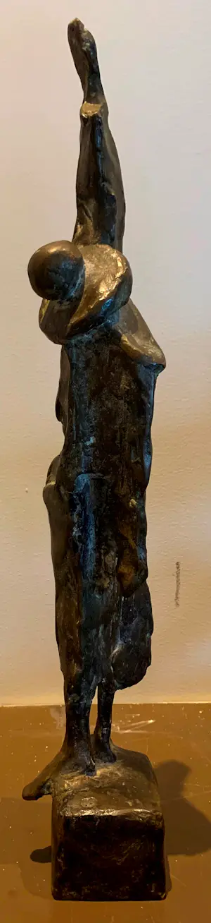 Eric Claus - Bronzen sculptuur: Pierrrot kopen? Bied vanaf 750!