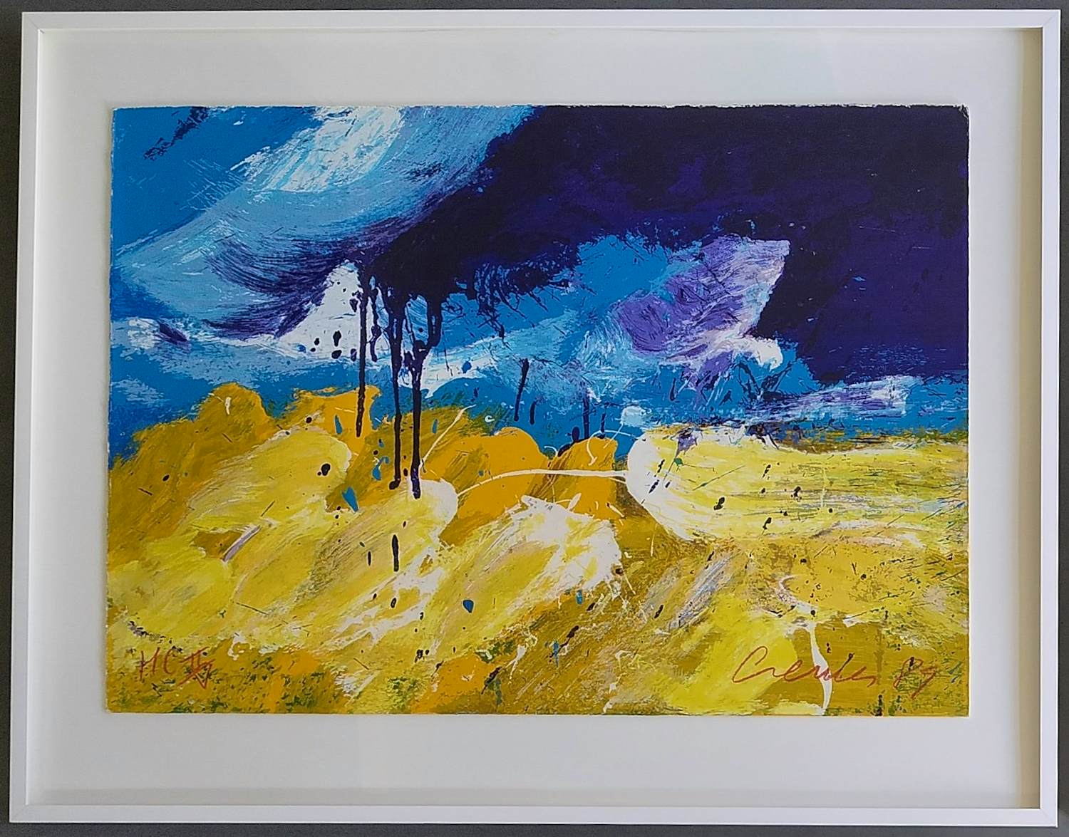 Jan Cremer - Provence II - ingelijste gesigneerde zeefdruk kopen? Bied vanaf 259!