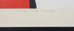 Shunyam - Zeefdruk, Take me home! - Ingelijst kopen? Bied vanaf 1!