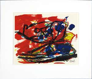 Karel Appel - Litho, Musique Barbare verkocht voor € 10!