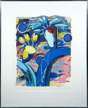 Susette van de Lande - Zeefdruk, Fiorini - Ingelijst (Groot) verkocht voor € 1!