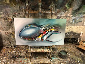 Gena - Abstract Blue Light kopen? Bied vanaf 1!