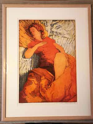 Marcel Schellekens - Vrouw op bed verkocht voor € 40!