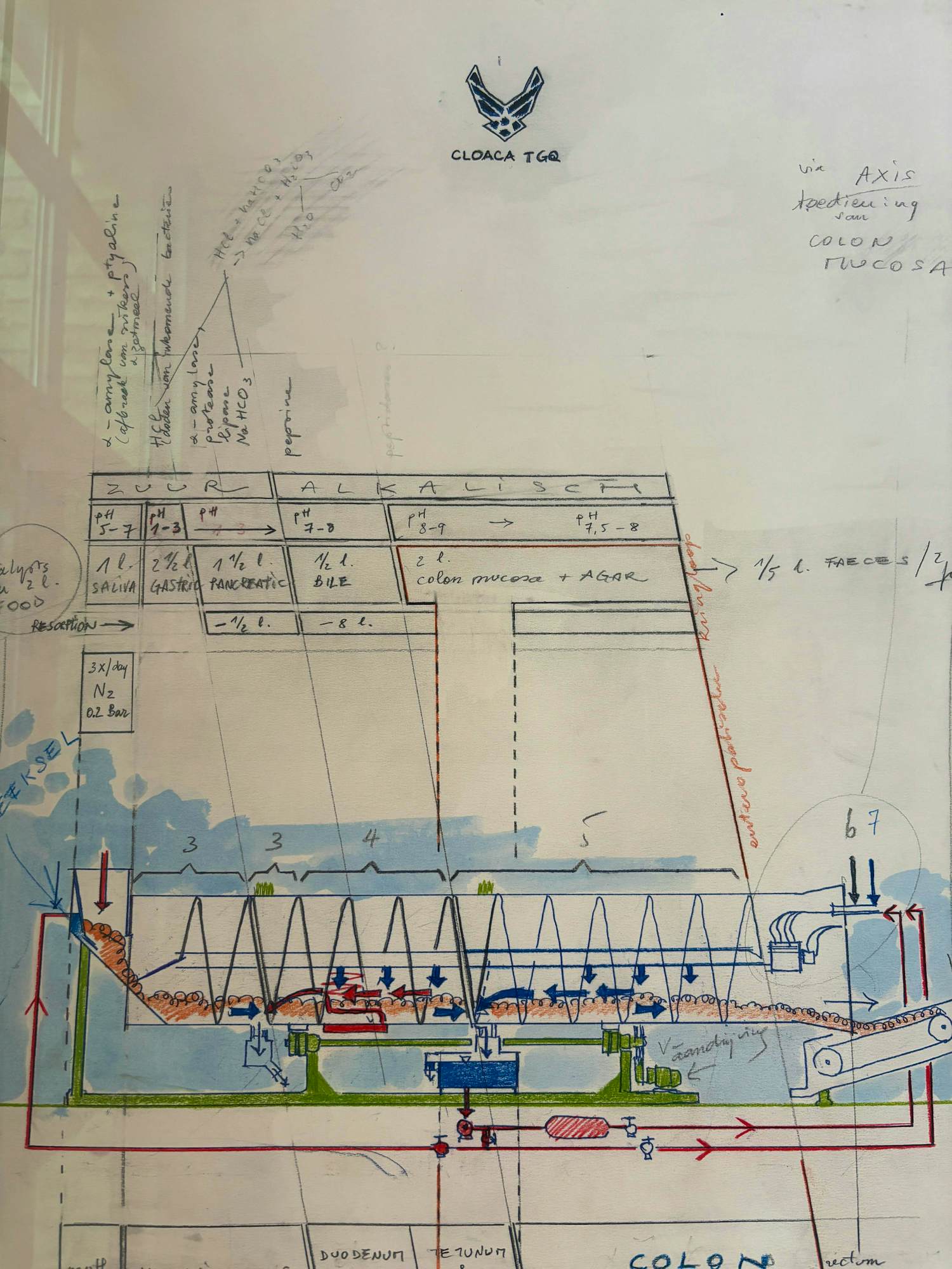 Wim Delvoye - Study 111 for Cloaca kopen? Bied vanaf 12000!