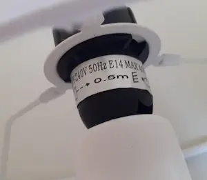 Niet of onleesbaar gesigneerd - Twee Seylumiere lampen met jaren 50 design kopen? Bied vanaf 10!