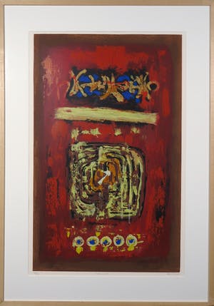Hans Vanhorck - Litho, Zonder titel - Ingelijst (Groot) kopen? Bied vanaf 1!