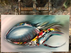 Gena - Abstract Blue Light kopen? Bied vanaf 1!