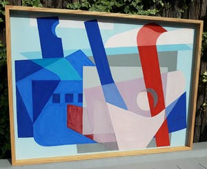 Jan van der Zee - 1898-1988 was lid van "De Ploeg" Gouache handgesigneerd kopen? Bied vanaf 775!