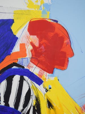 Frank Lejeune - Lakota - Ingelijst - Groot kopen? Bied vanaf 50!