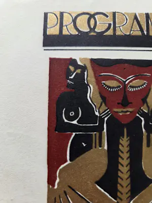 Jeanne Bieruma Oosting - Programma. Kon. Schouwburg Den Haag.1932. kopen? Bied vanaf 79!