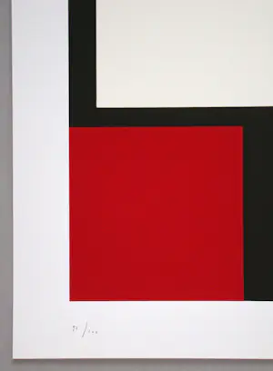 Aurelie Nemours - L' Arbre - Zeefdruk in beperkte oplage - 1990 - Handgesigneerd en genummerd kopen? Bied vanaf 700!